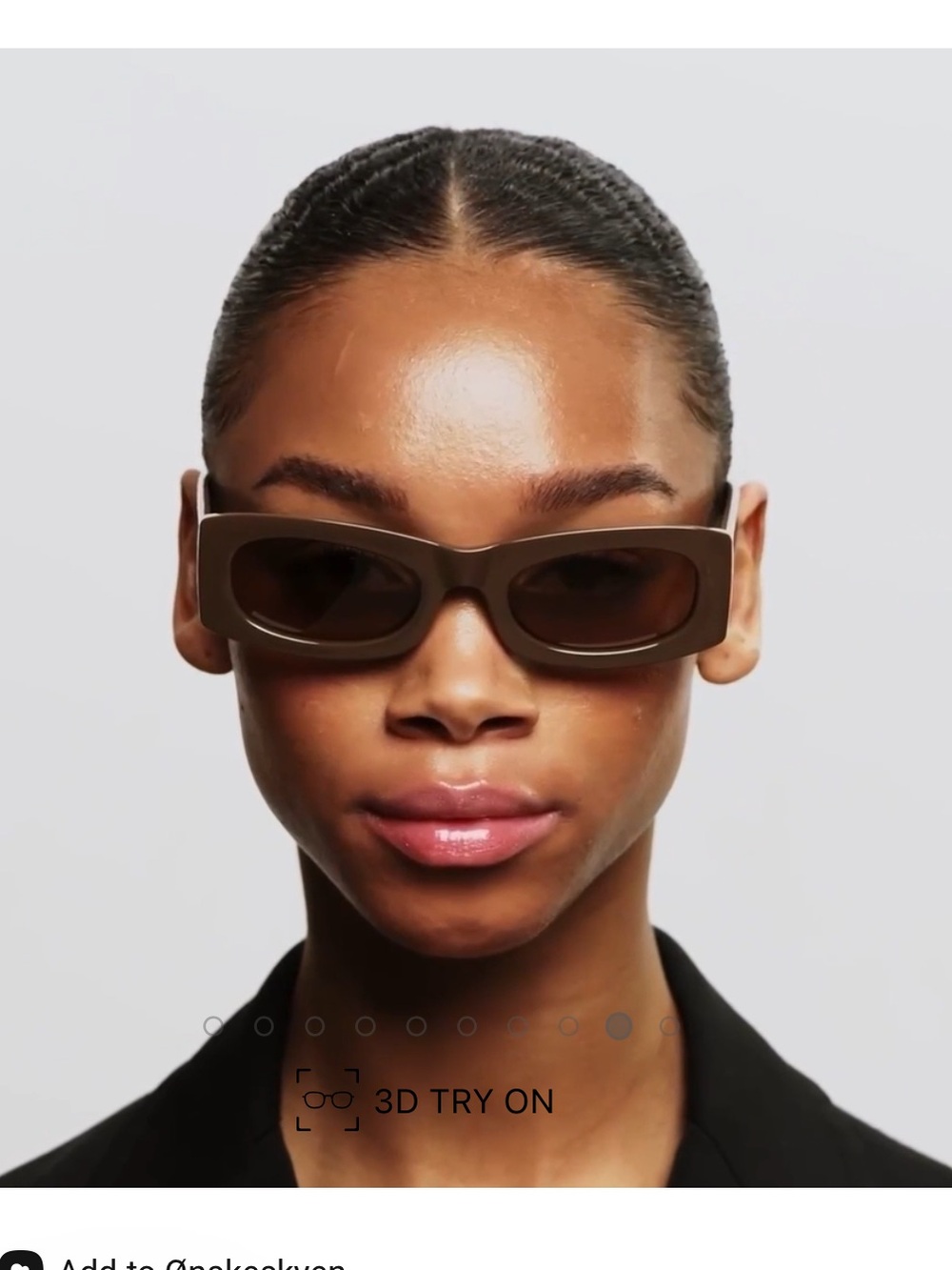 Quay Australia Frida Chocolate Rectangular Sunglasses